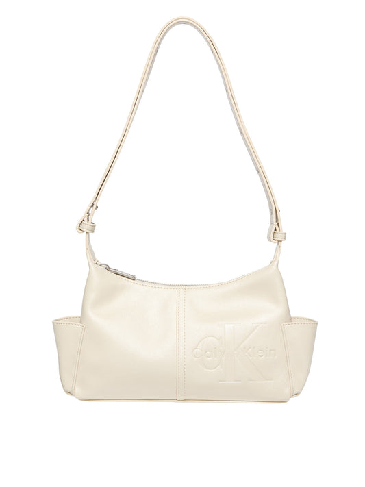 Calvin Klein Borsa a Spalla Donna Beige chiaro