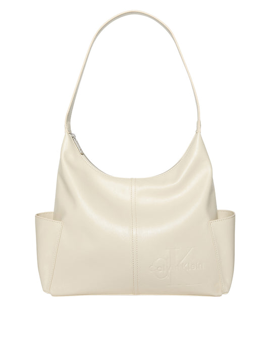 Calvin Klein Borsa a Spalla Donna Beige