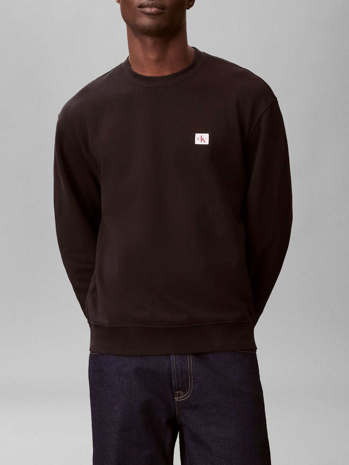 Calvin Klein Felpa Girocollo Uomo Nero