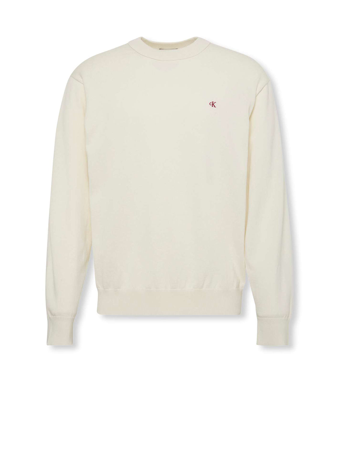 Calvin Klein Maglione Uomo Bianco sporco
