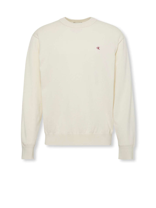 Calvin Klein Maglione Uomo Bianco sporco