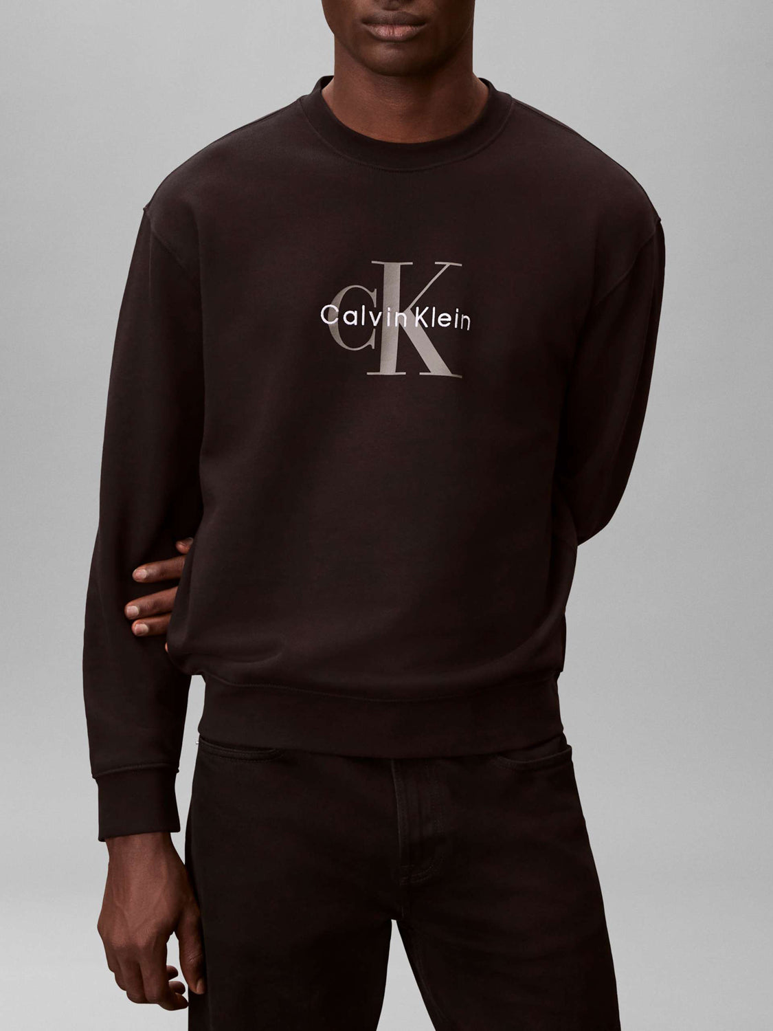 Calvin Klein Felpa Girocollo Uomo Nero