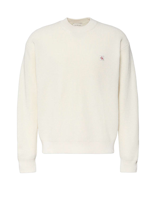 Calvin Klein Maglione Uomo Bianco sporco