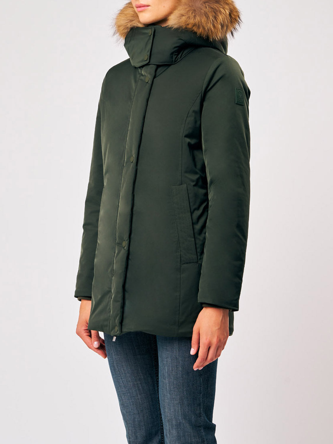 Ciesse Piumini Giubbotto Imbottito Donna Verde militare