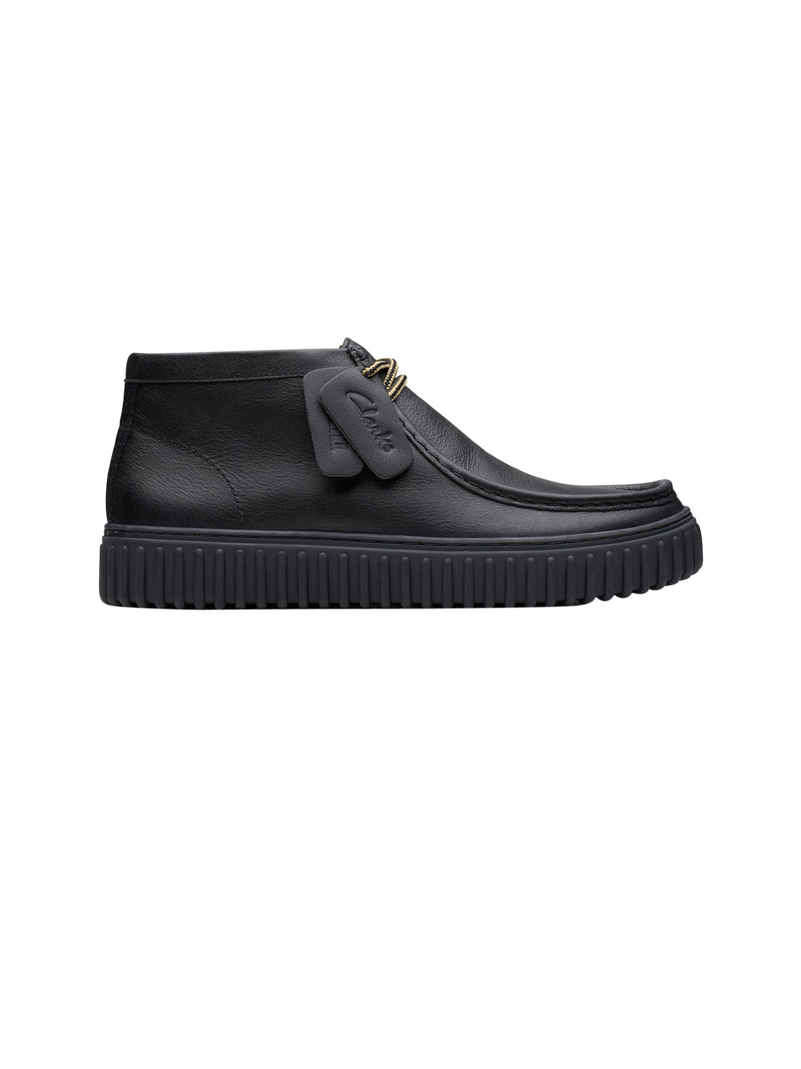 Clarks Stivaletti Uomo Torhill Hi Nero
