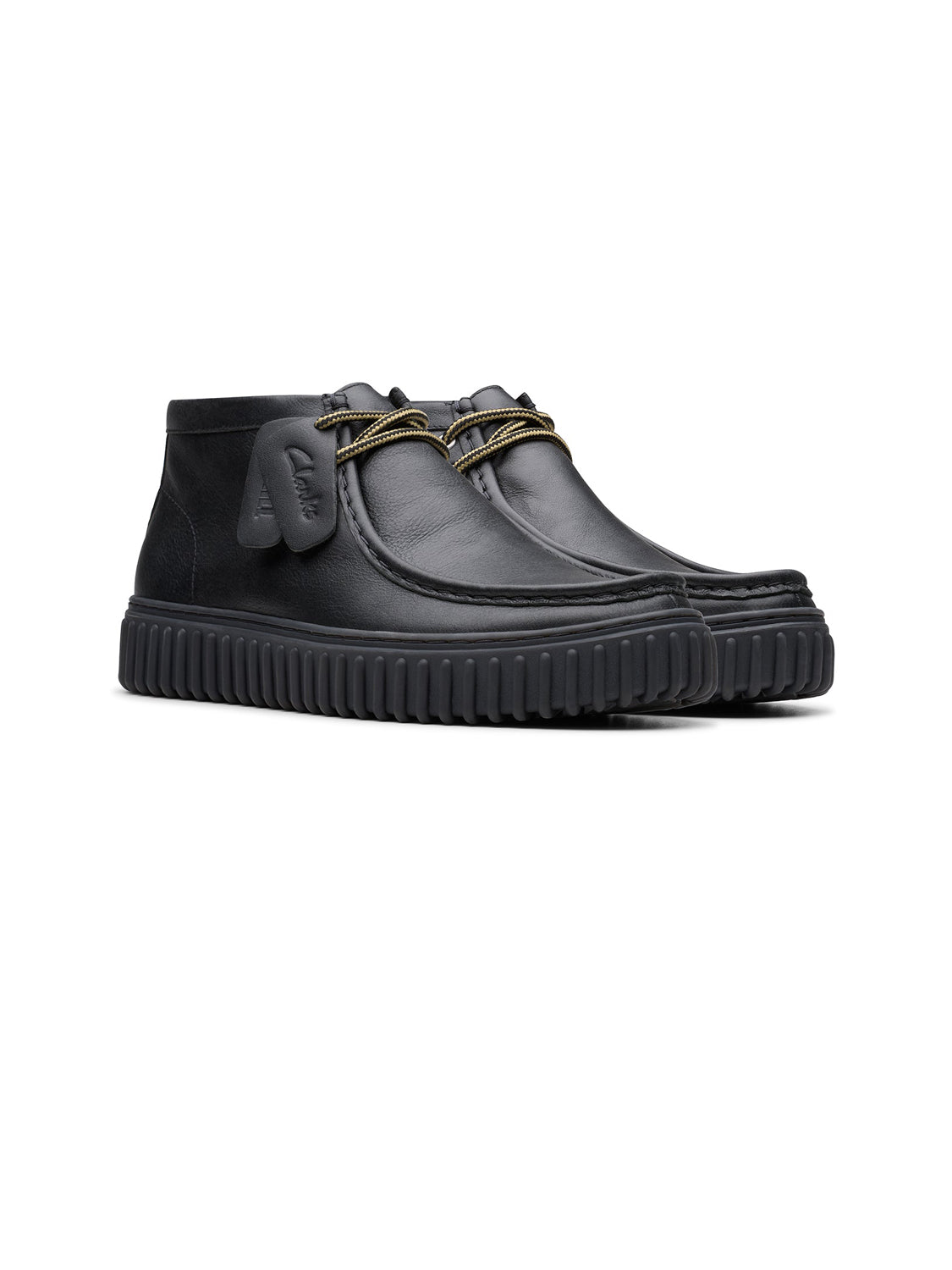 Clarks Stivaletti Uomo Torhill Hi Nero