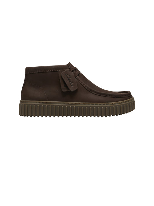 Clarks Stivaletti Uomo Torhill Hi Marrone scuro