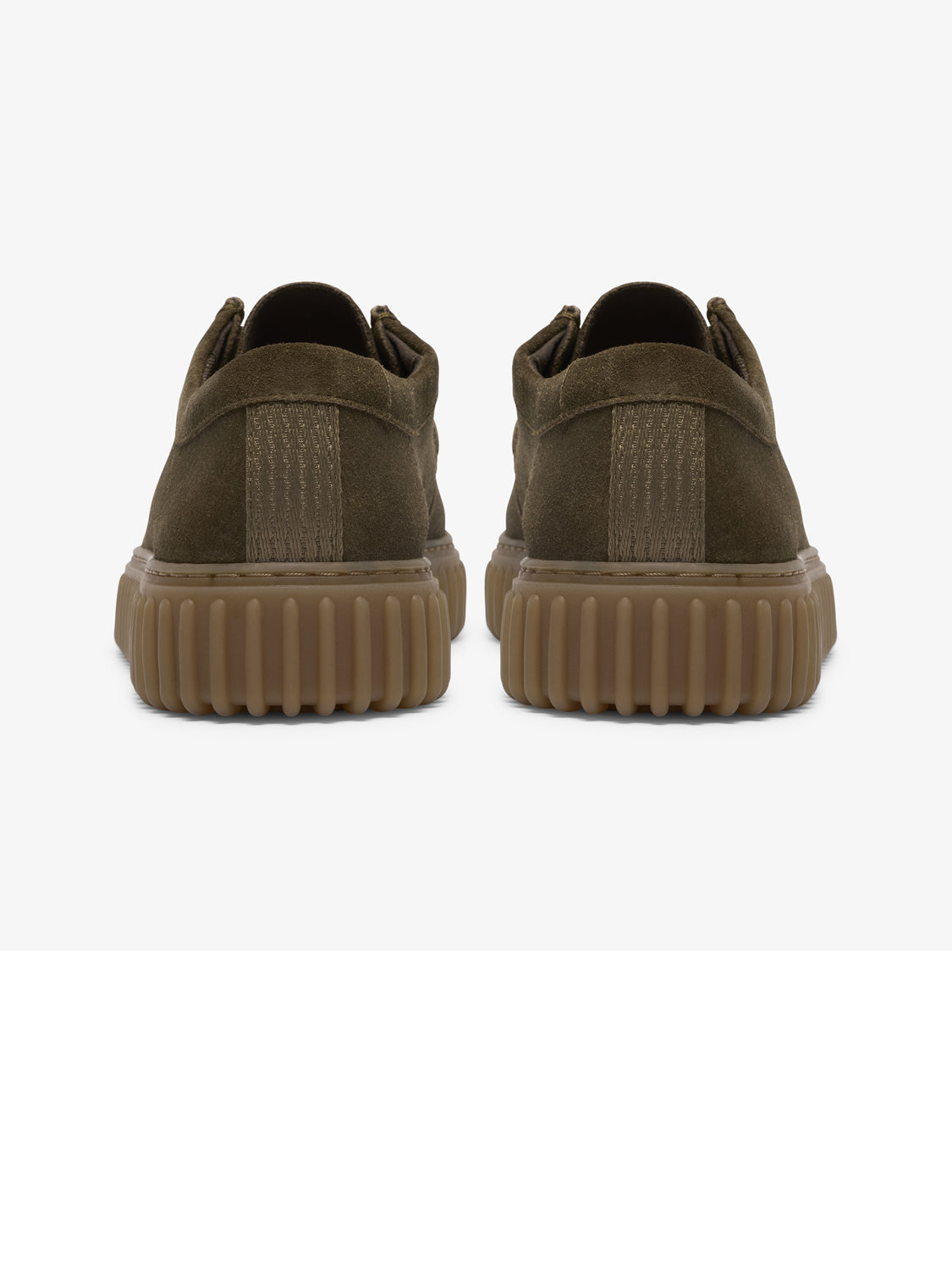 Clarks Scarpa Stringata Uomo Torhill Lo Olive Suede