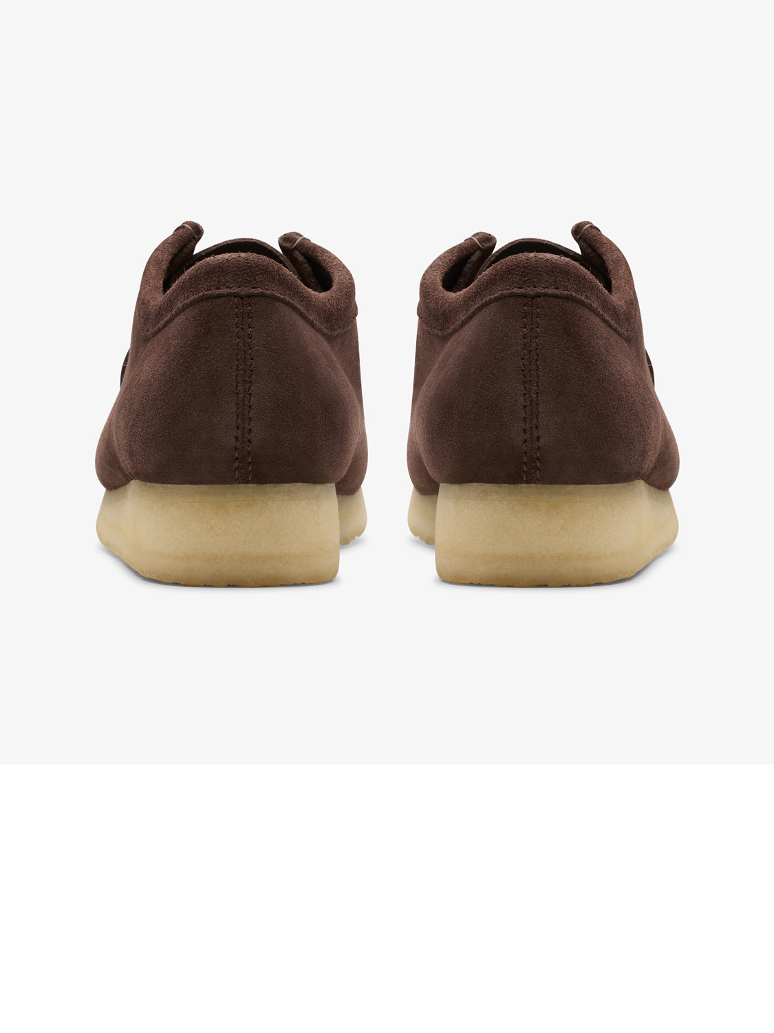 Clarks Scarpa Stringata Uomo Wallabee Marrone scuro