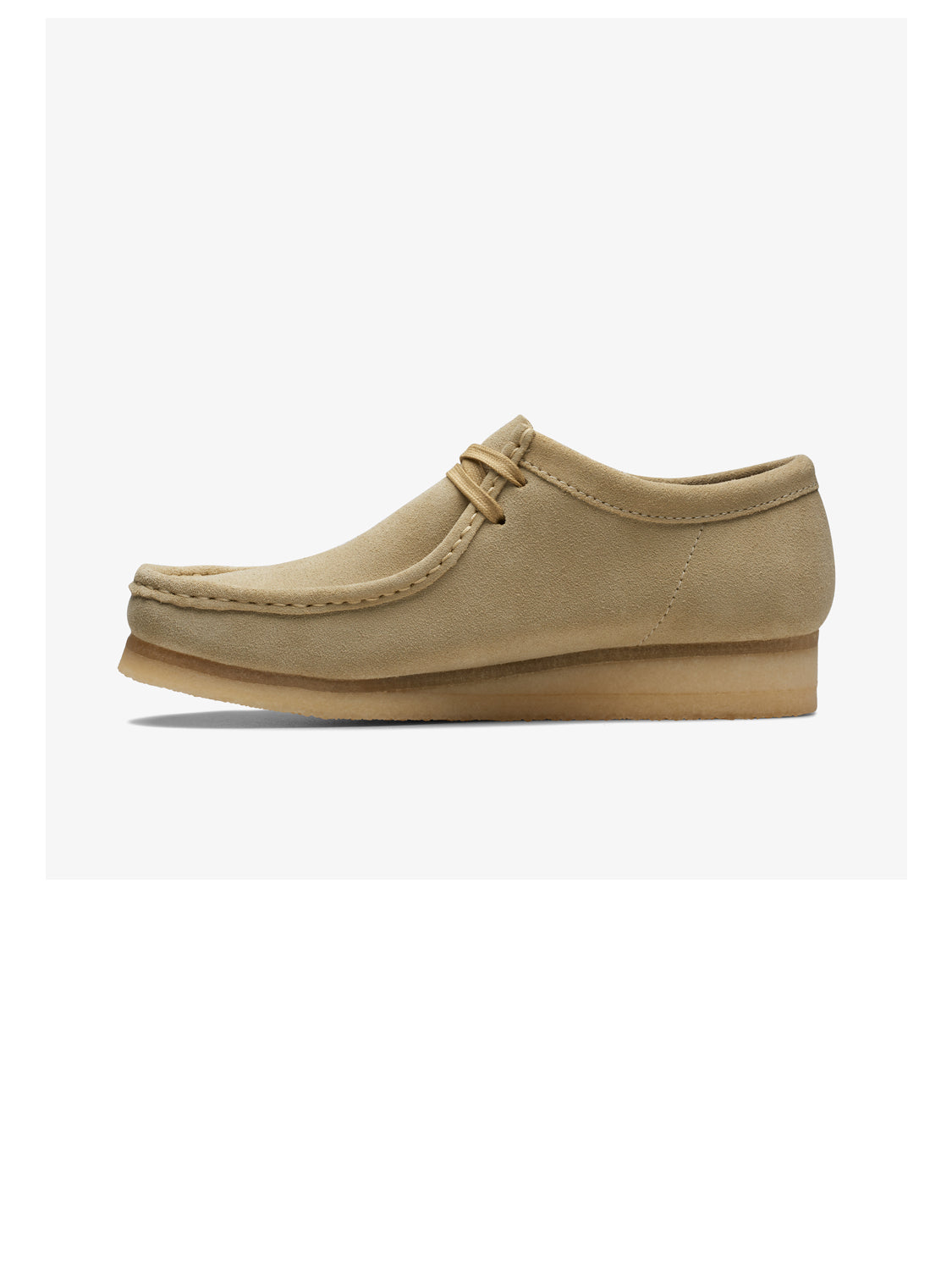 Clarks Scarpa Stringata Uomo Wallabee Beige chiaro