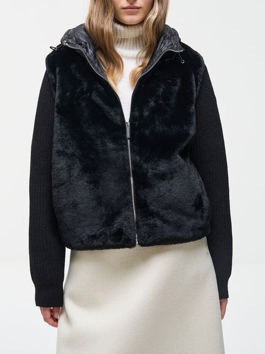Colmar Giacca in Pile Donna Prestigious Nero