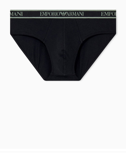 Emporio Armani Slip Uomo 3 Pack Nero