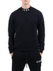 icon felpa girocollo uomo nero 3281654