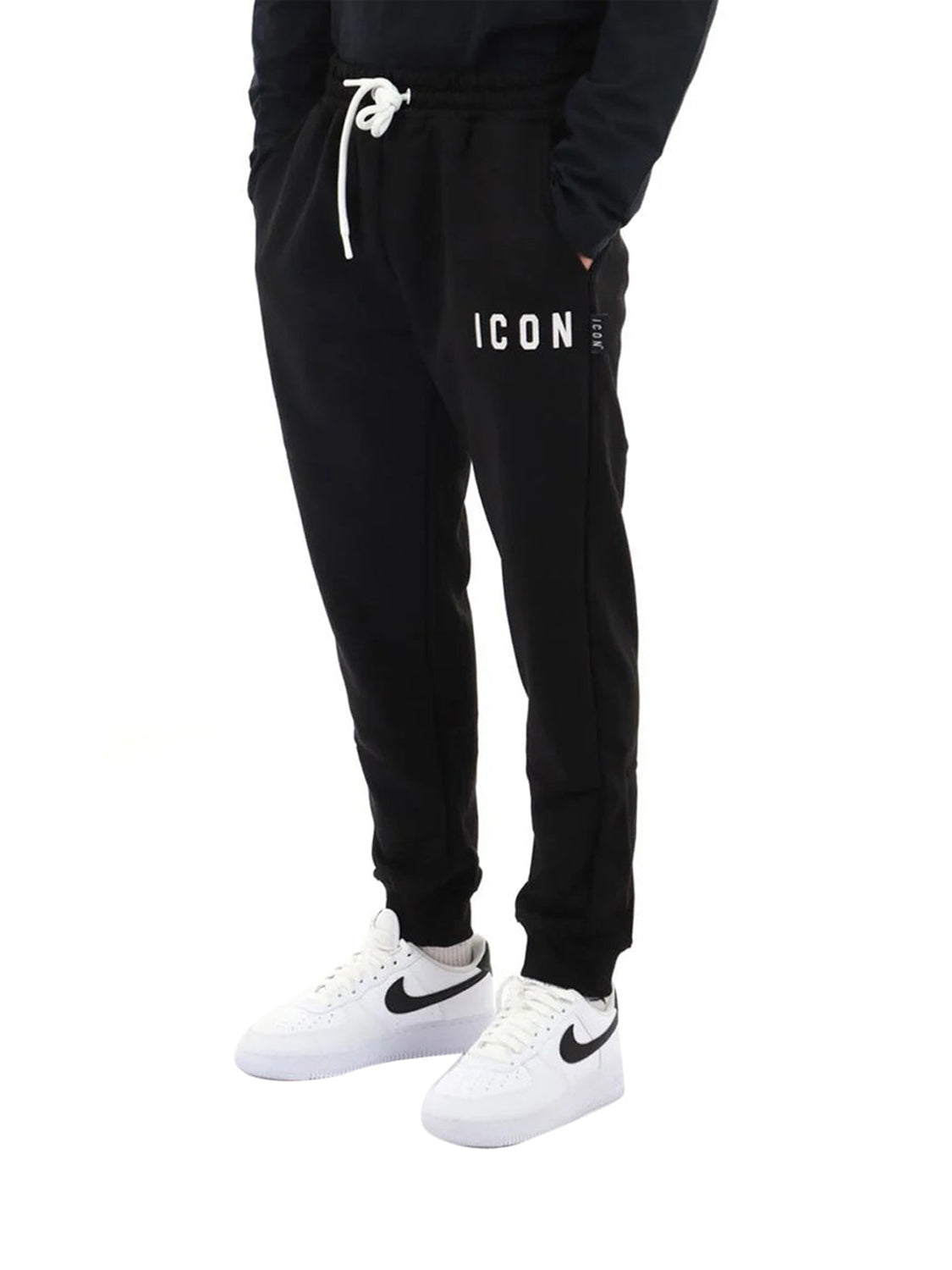 Icon Pantalone Jogger Uomo Nero