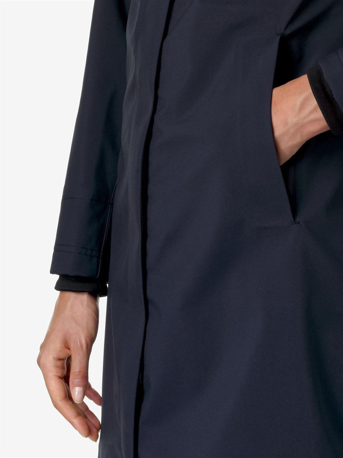 K-way Parka Donna Stephy Bonded Blu scuro