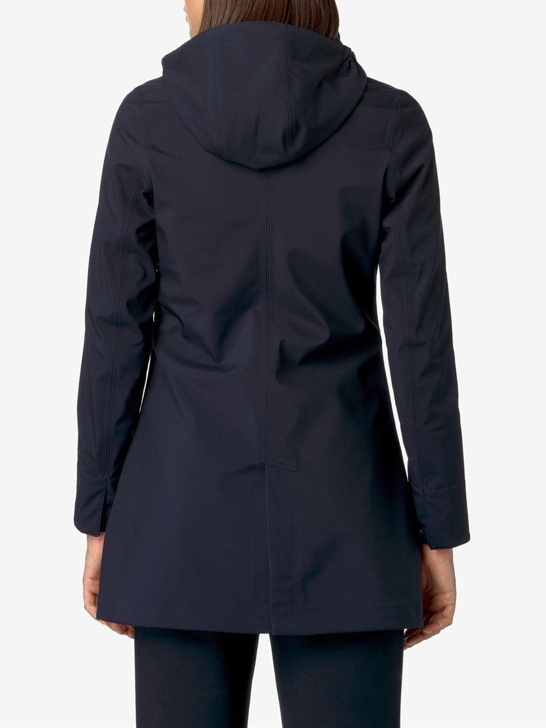 K-way Parka Donna Mathy Bonded Blu scuro