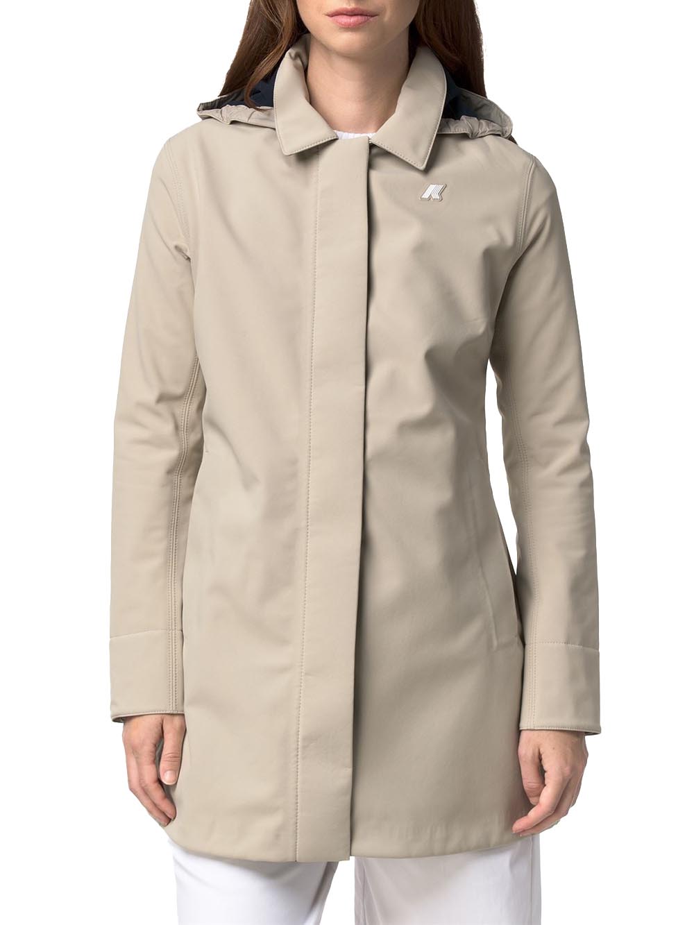 K-way Parka Donna Mathy Bonded Nero