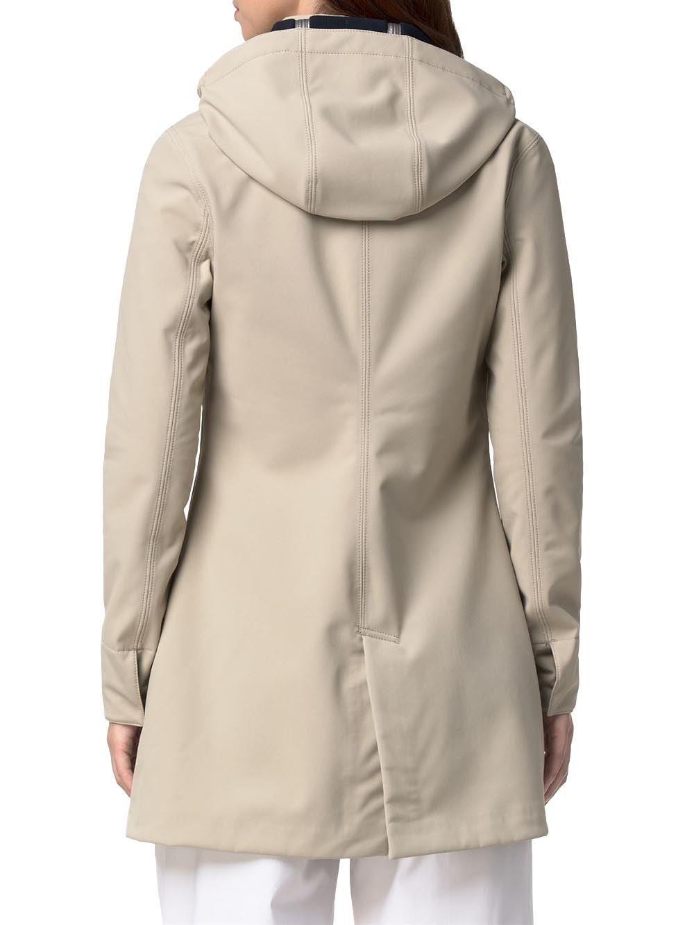 K-way Parka Donna Mathy Bonded Nero