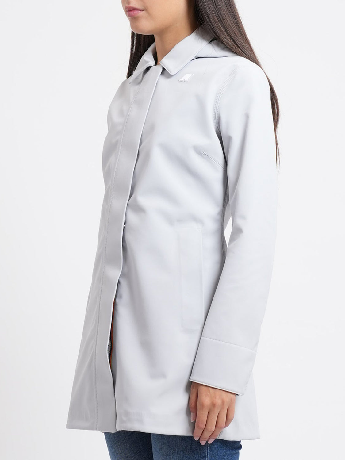 K-way Parka Donna Mathy Bonded Grigio