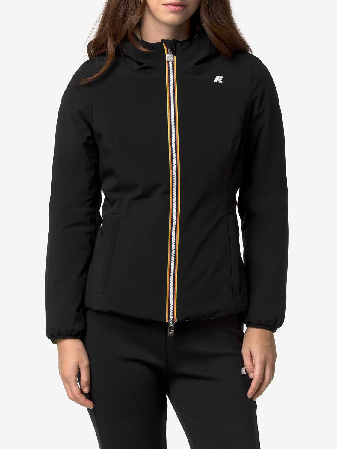 K-way Giacca Leggera Donna Lily St Warm Double Nero