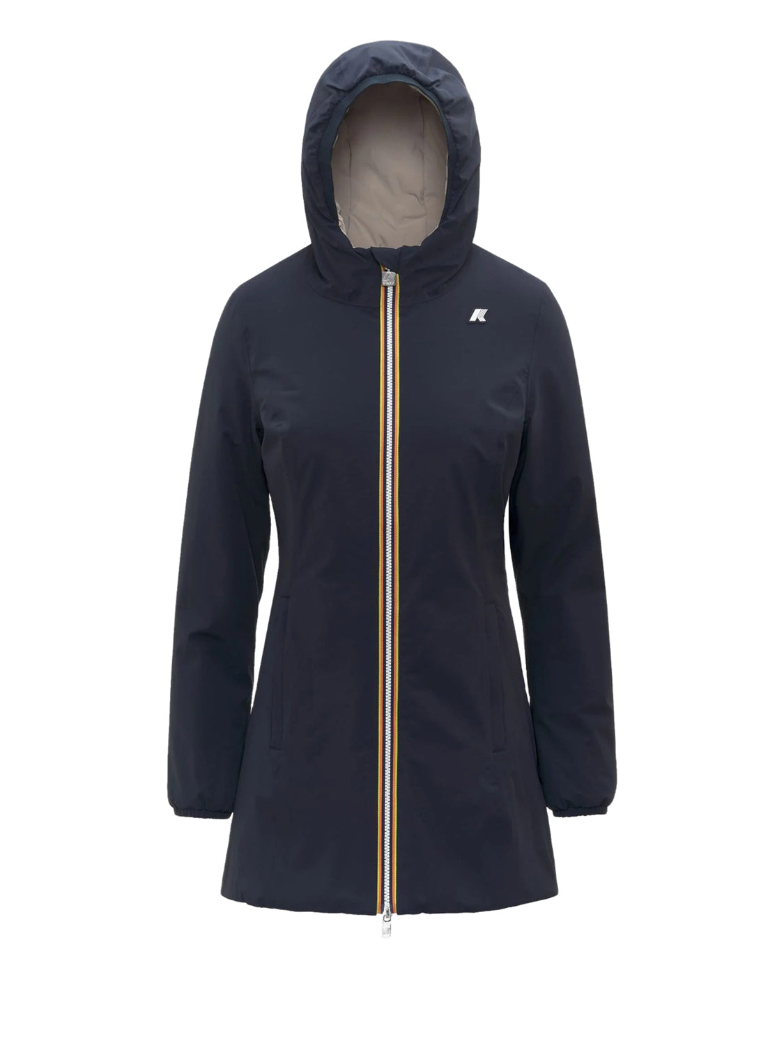 K-way Parka Donna Denise St Warm Double Blu Scuro