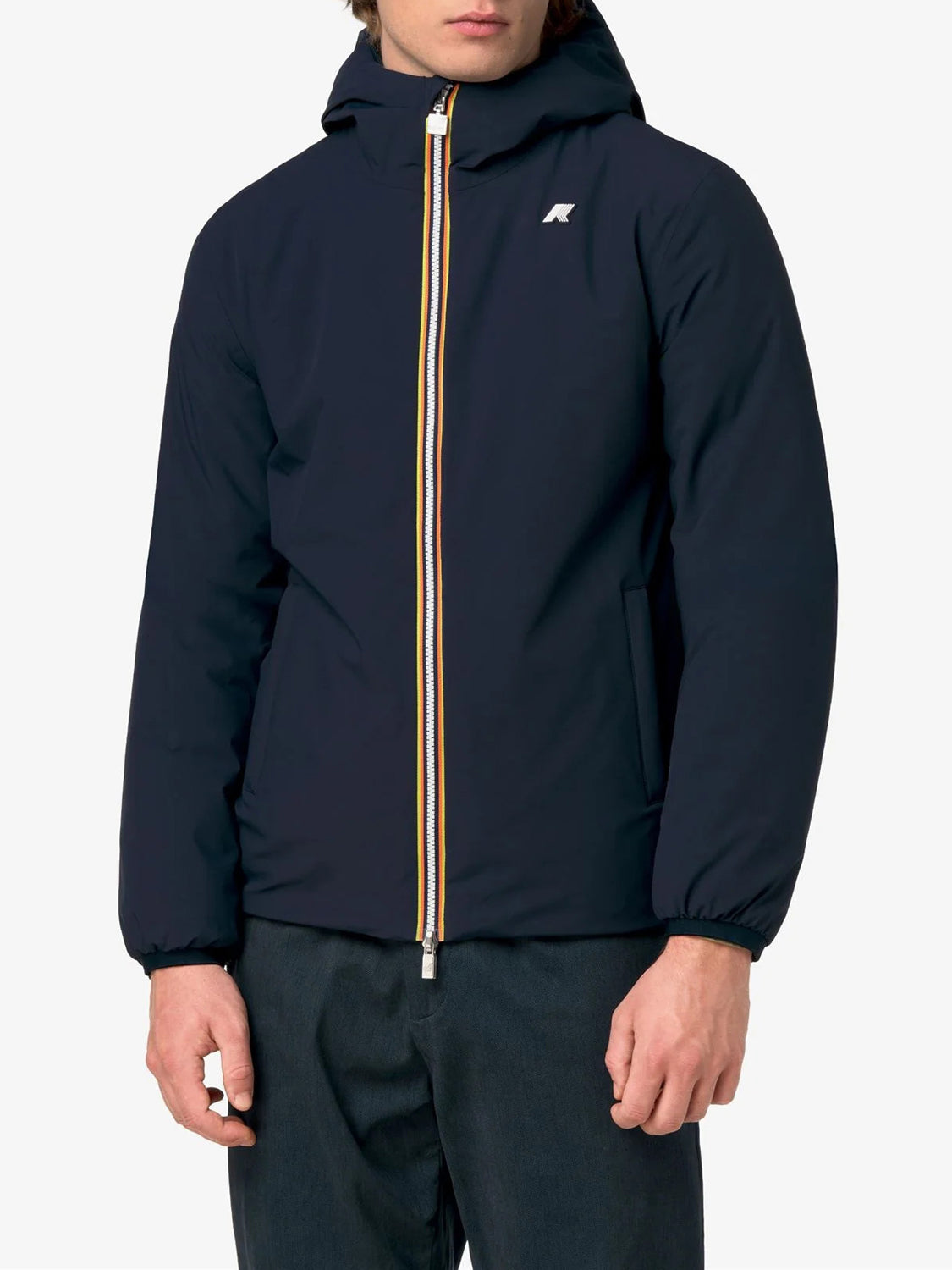 K-way Giubbotto Leggero Uomo Jack St Warm Double Blu Scuro