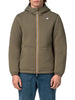 k way giubbotto leggero uomo jack spacer nylon double verde militare 7025543