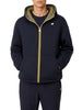 k way giubbotto leggero uomo jack spacer nylon double blu scuro 1660369