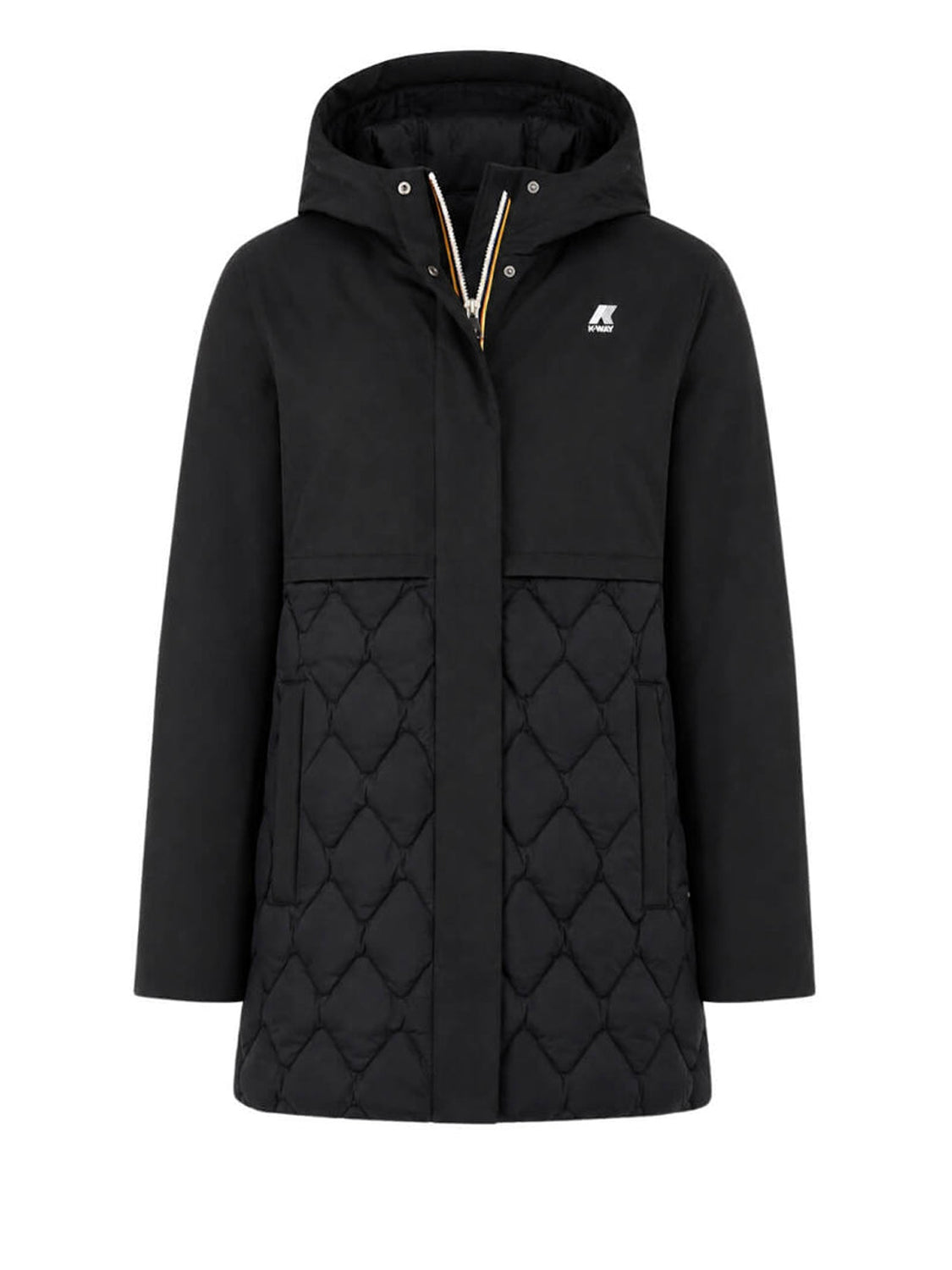 K-way Piumino Donna Siphelle Hybrid Warm Shell Nero