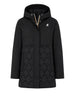 k way piumino donna siphelle hybrid warm shell nero 406634