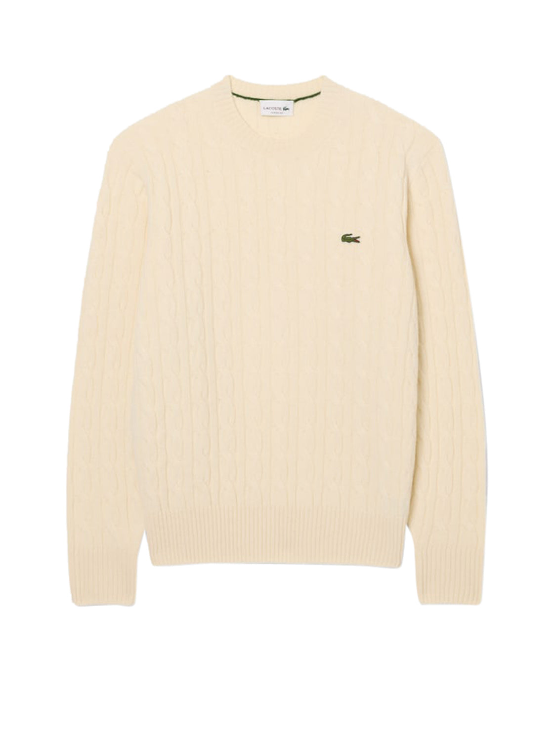 Lacoste Maglione Uomo Bianco panna