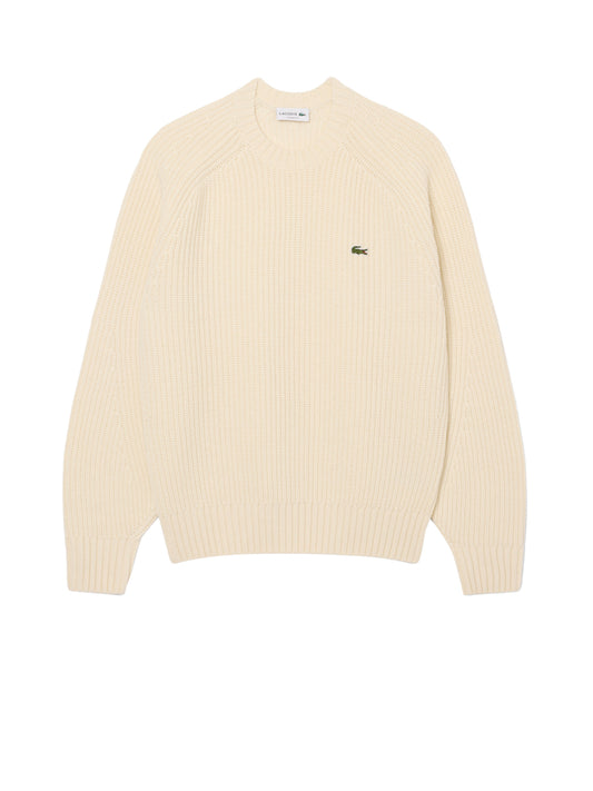 Lacoste Maglione Uomo Bianco panna