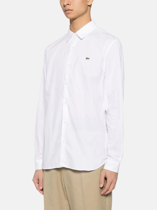 Lacoste Camicia Uomo Bianco