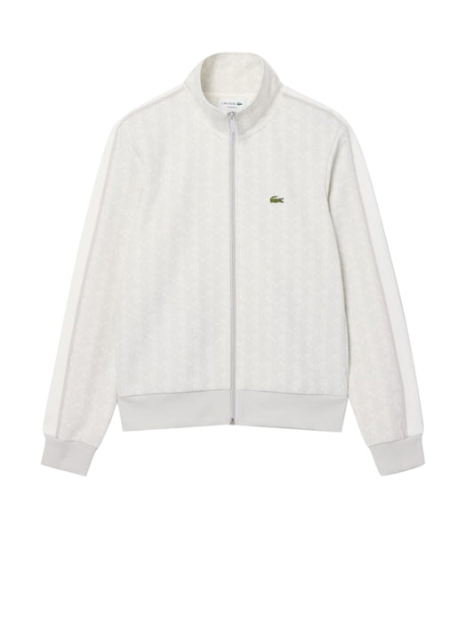 Lacoste Felpa con Zip Uomo Grigio