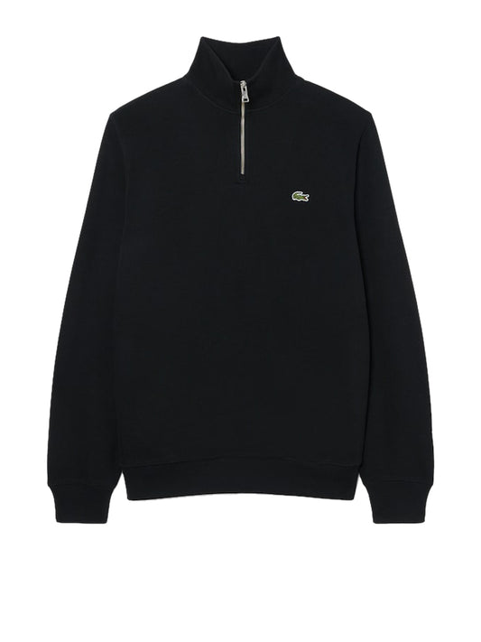 Lacoste Felpa con Zip Uomo Nero