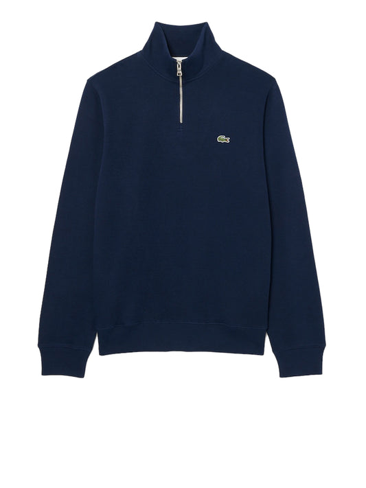 Lacoste Felpa con Zip Uomo Navy