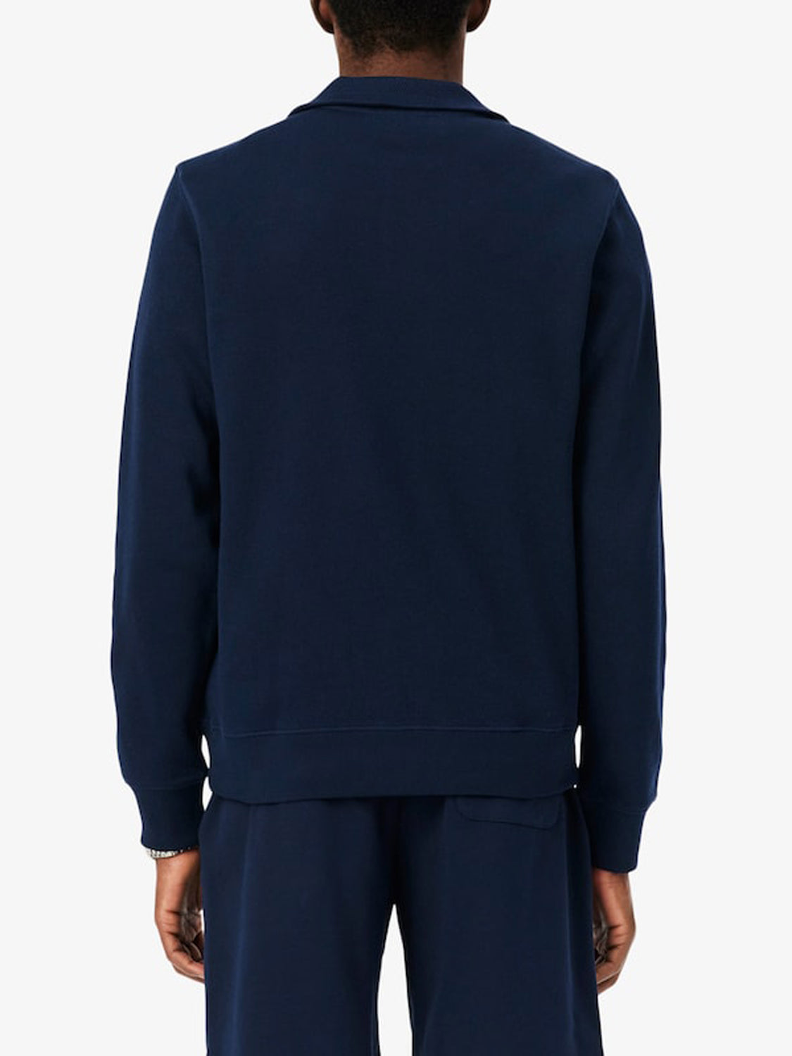 Lacoste Felpa con Zip Uomo Navy