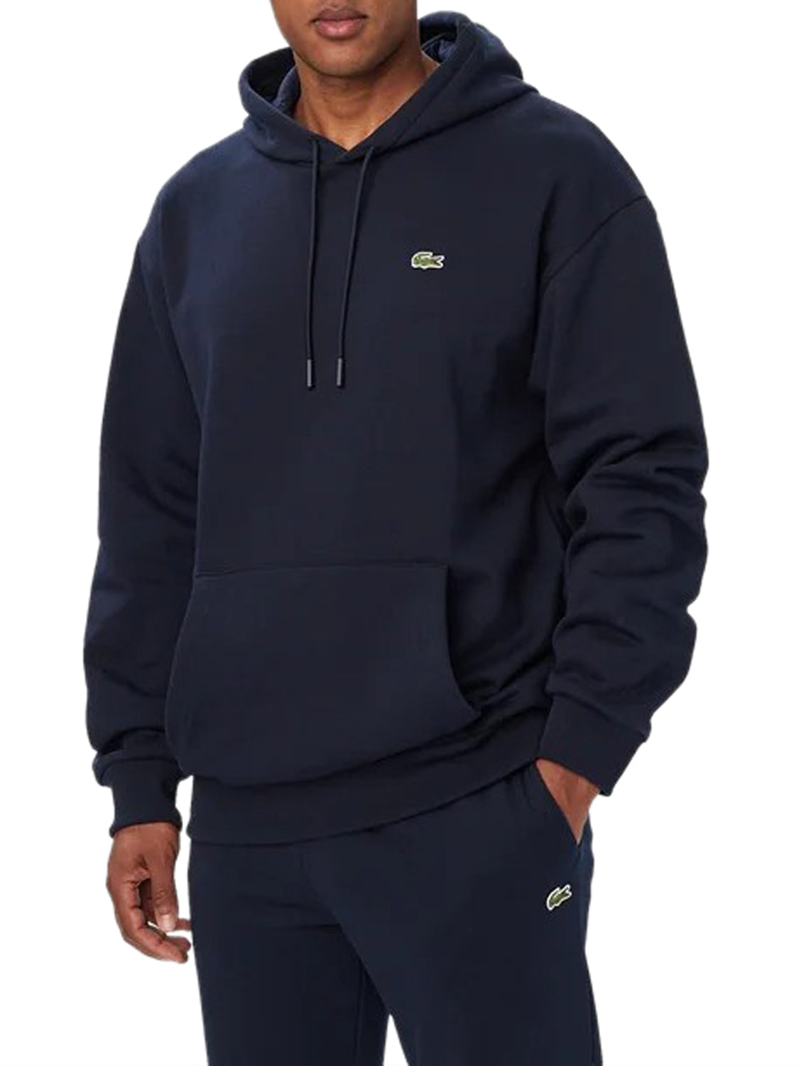 Lacoste Felpa Cappuccio Uomo Navy