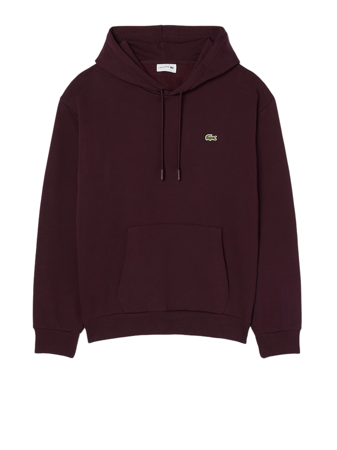 Lacoste Felpa Cappuccio Uomo Marrone scuro