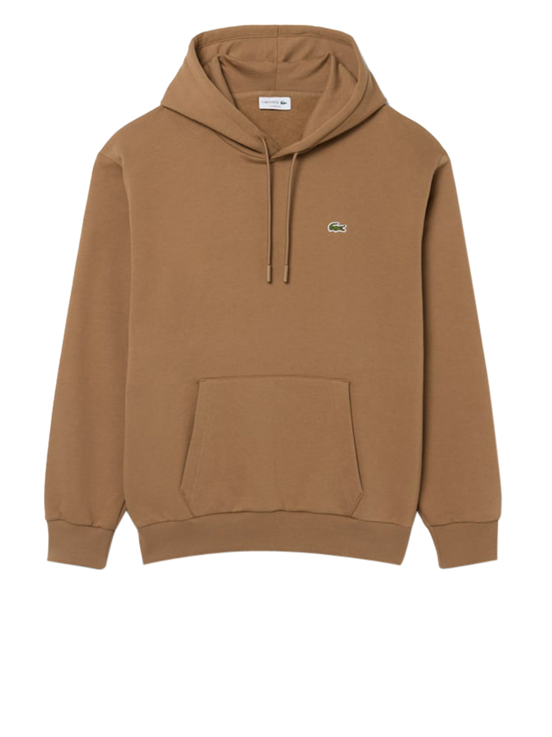 Lacoste Felpa Cappuccio Uomo Marrone