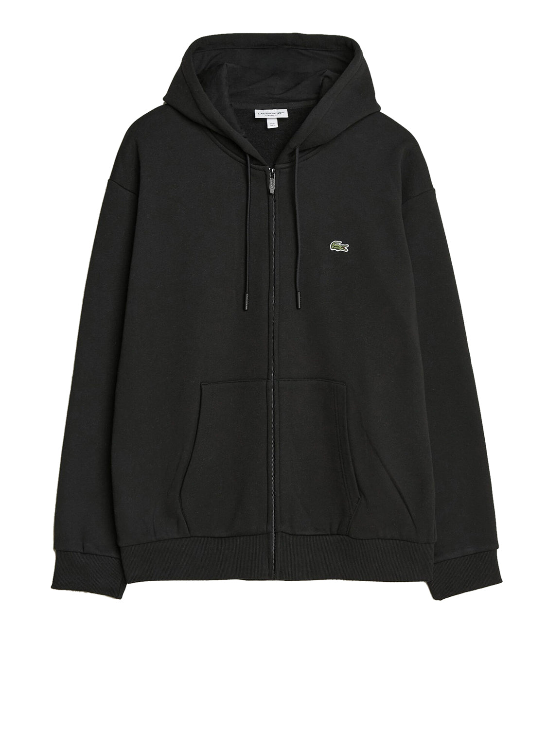 Lacoste Felpa con Zip Uomo Nero