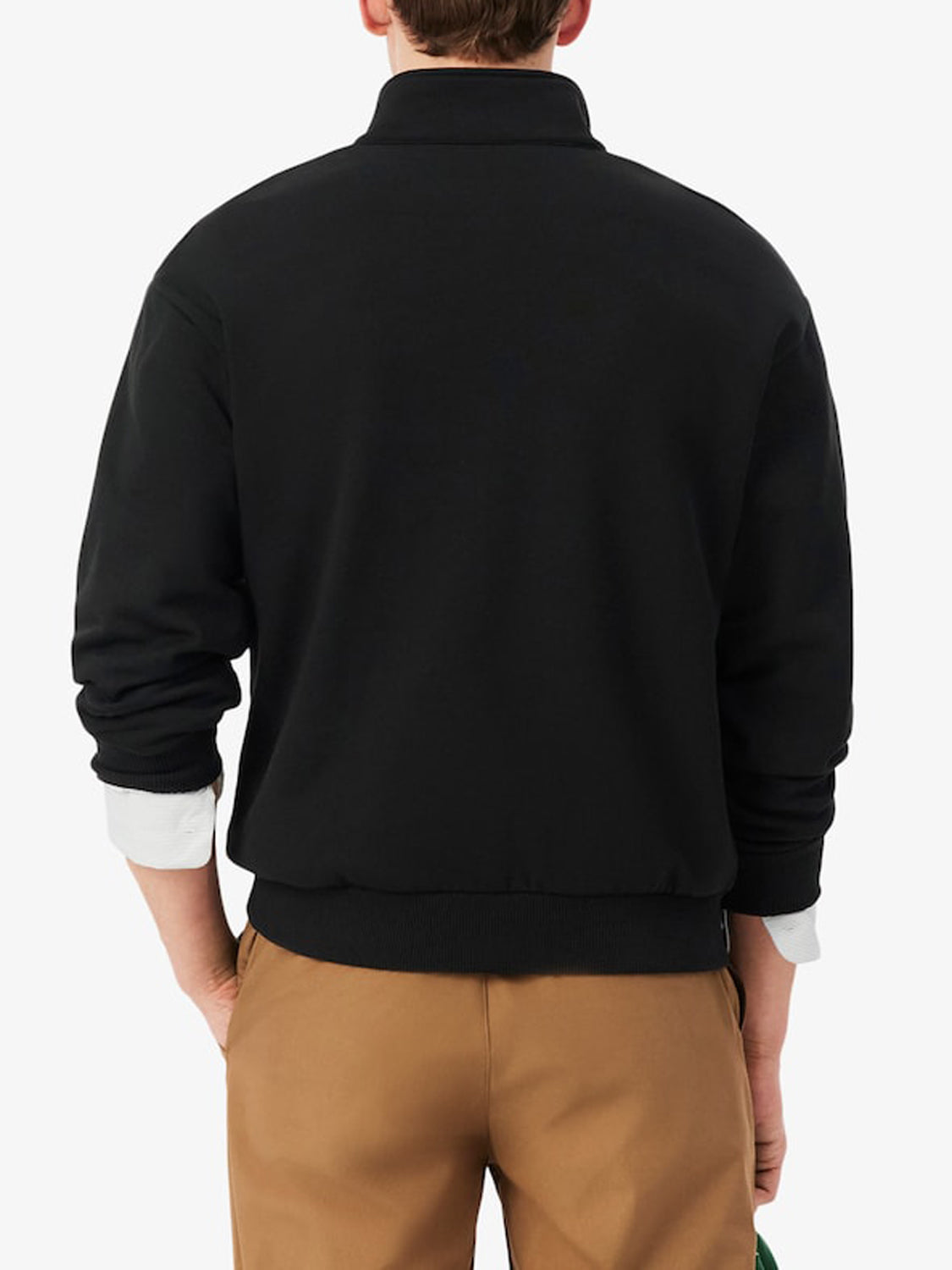 Lacoste Felpa con Zip Uomo Nero