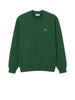 lacoste felpa girocollo uomo verde 1646164