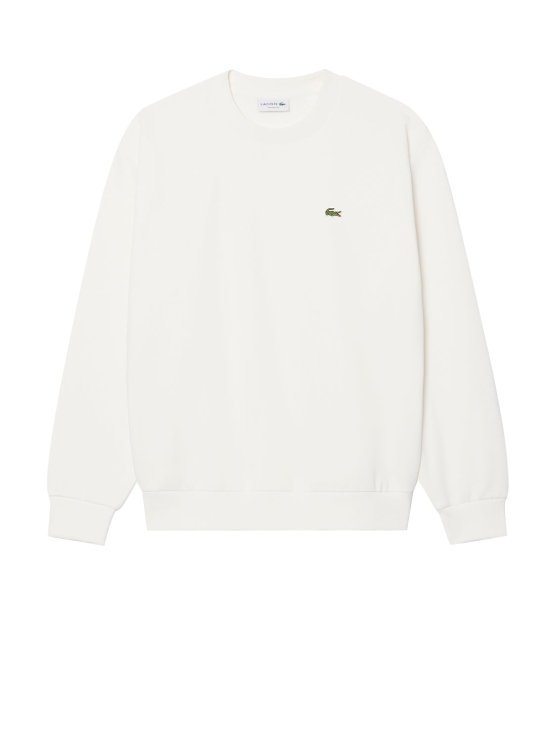 Lacoste Felpa Girocollo Uomo Bianco