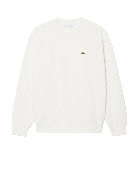 Lacoste Felpa Girocollo Uomo Bianco