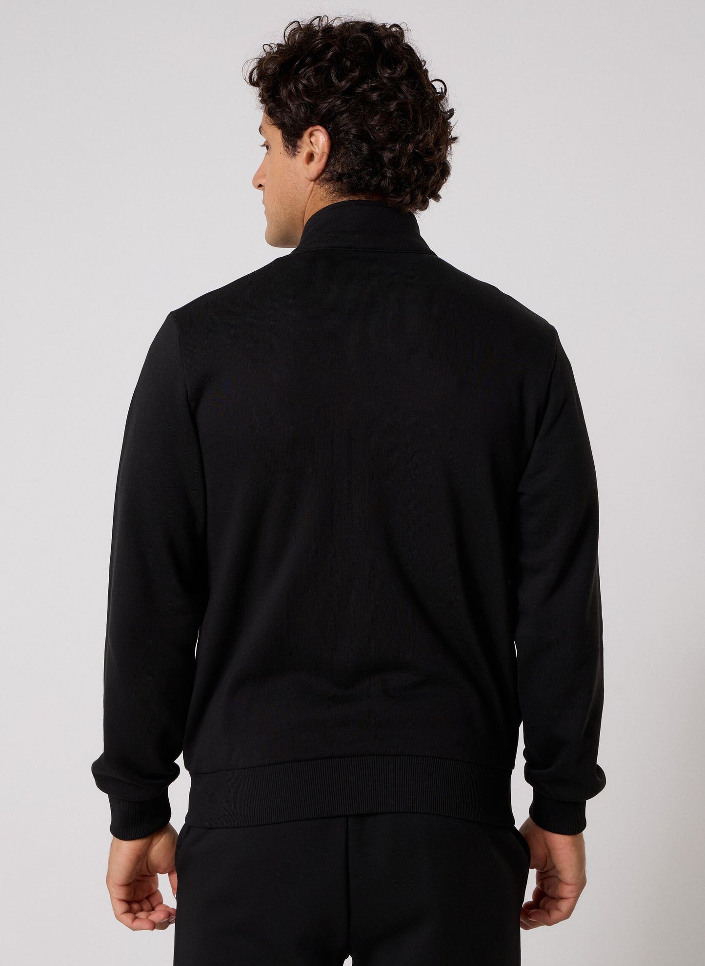 Lacoste Felpa con Zip Uomo Nero