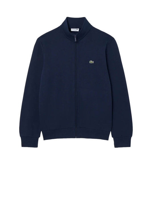 Lacoste Felpa con Zip Uomo Navy