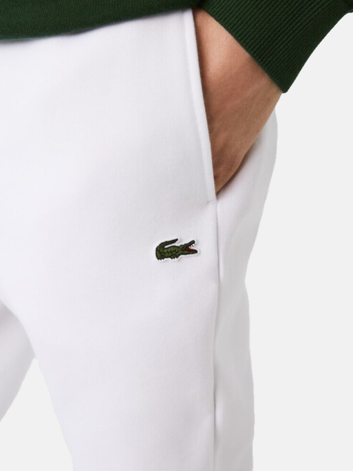 Lacoste Pantalone Tuta Uomo Bianco