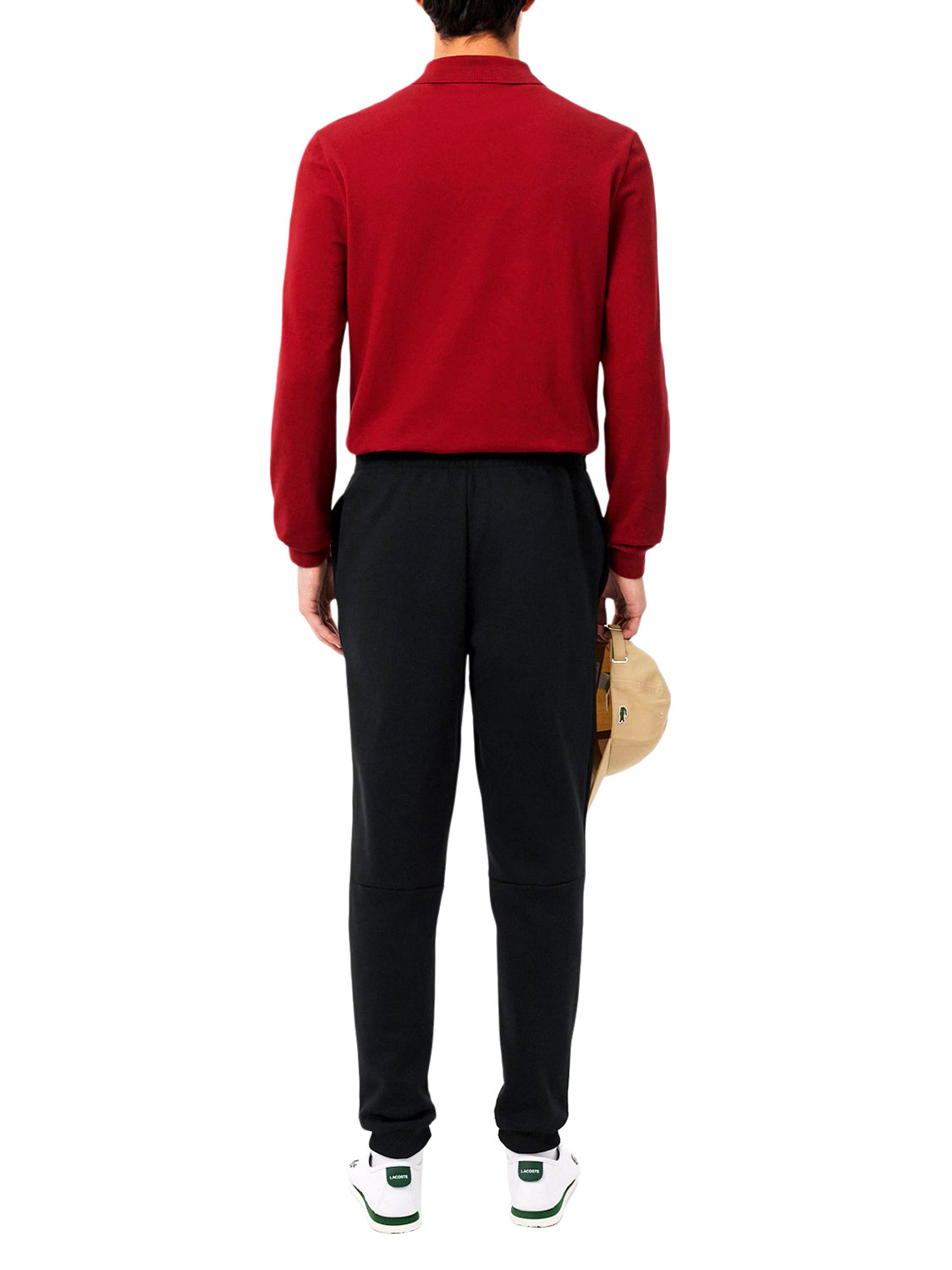 Lacoste Pantalone Tuta Uomo Nero