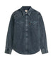 levis camicia di jeans uomo barstow denim scuro 3958699
